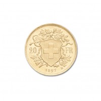 Pièce 20 Francs Suisse pile